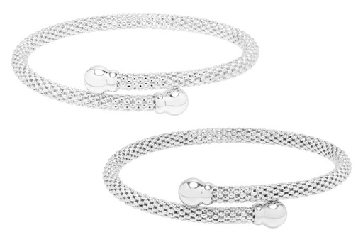 Korean chain  bangle silver 925
