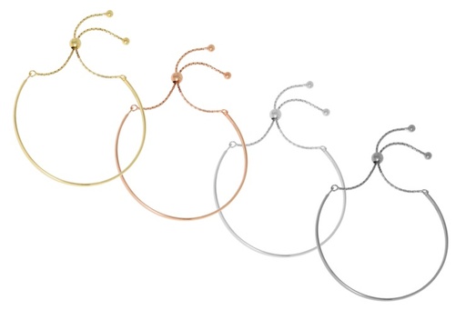 Sterling silver bangle bracelet