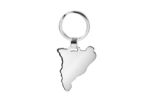 [1105100000PL] Llavero plata 925 aro mapa cataluña