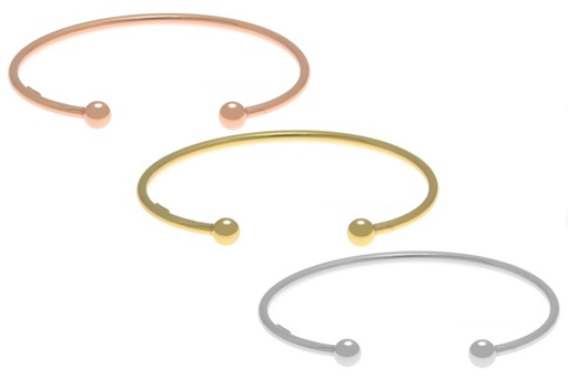 Sterling silver beads bangle bracelet  sterling silver