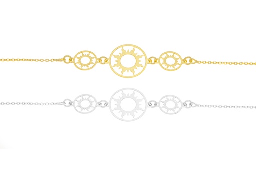 Pulsera plata 925 sol