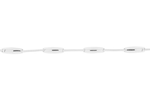 [11625018MARD] Silver 925 bracelet 18cm rhodium