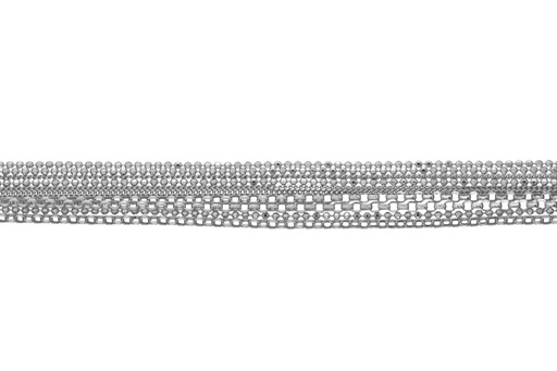[1172501800RD] Silver 925 bracelet 18cm rhodium