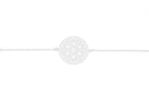 [12071P1500PL] Pulsera plata 925 mandala