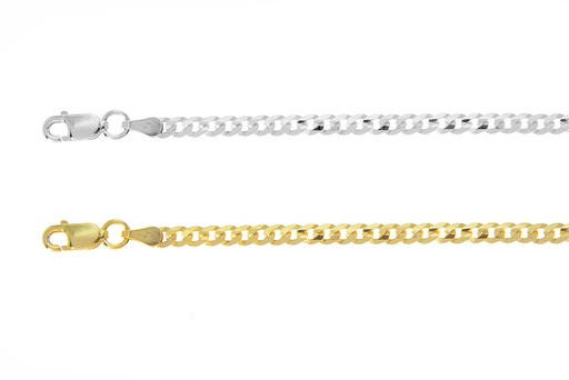 Pulsera plata 925 barbada pisada 080