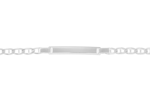 [1284301700PL] Silver 925 id bracelet 17cm sterling silver