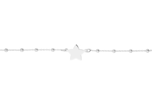 [12978P1600PL] Silver 925 bracelet 16+5cm sterling silver