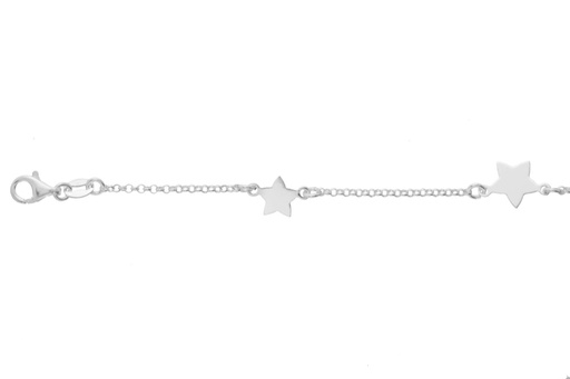 [12982P1600PL] Pulsera plata 925 estrella