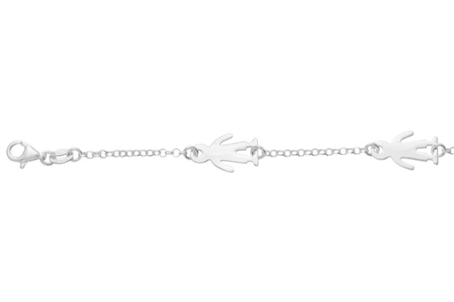 [12990P1600PL] Pulsera plata 925 niño