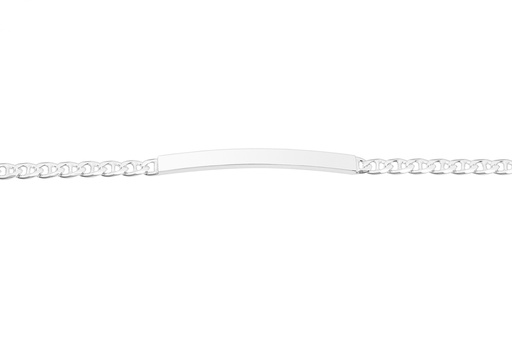 [1356801800PL] Silver 925 id bracelet 18cm sterling silver