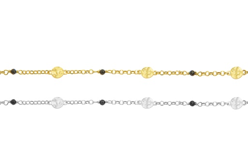 Silver 925 spinell bracelet 16+5cm rhodium