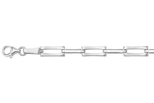 [14140018MARD] Silver 925 bracelet 18cm rhodium
