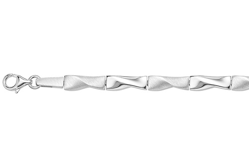 [14141019MARD] Silver 925 bracelet 19cm rhodium