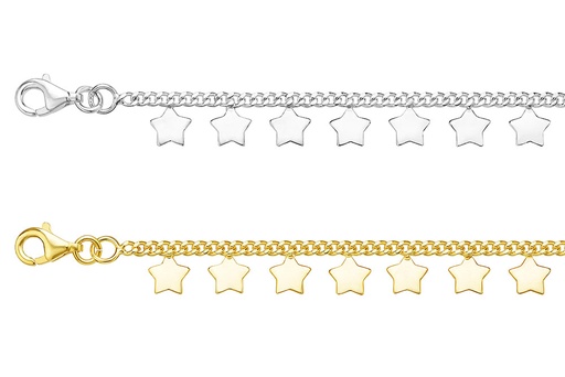 Silver 925 bracelet 16+5cm sterling silver