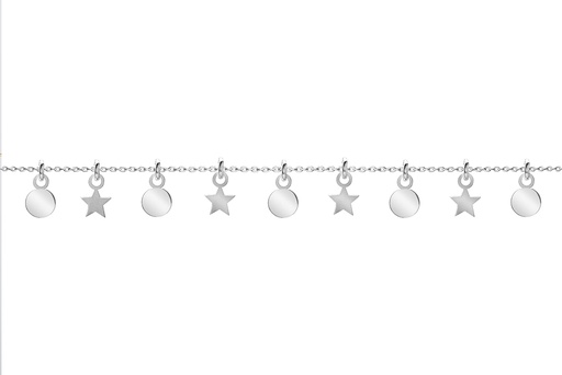 [14507T2000PL] Anklets silver 925