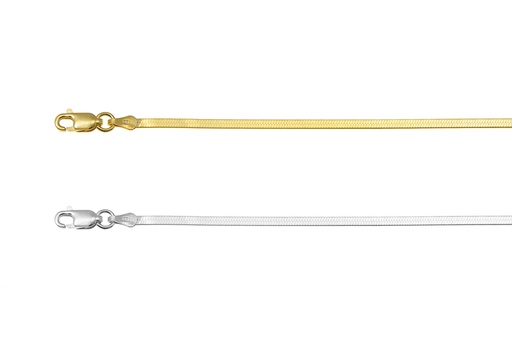 Pulsera plata 925 snake plana 040