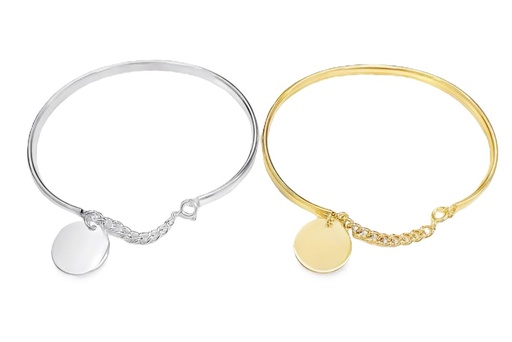 Sterling silver identity bracelet