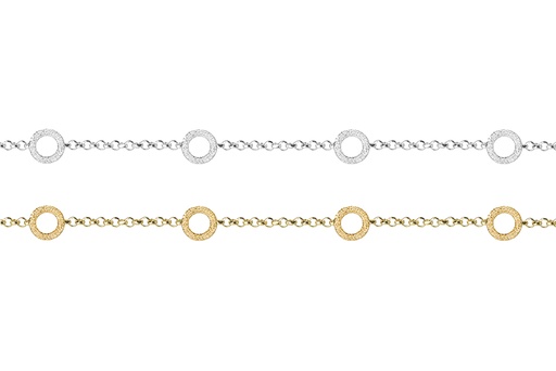 Sterling silver 4 circles bracelet