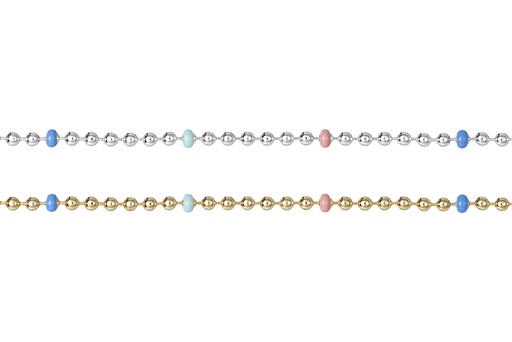 Pulsera plata 925 donuts esmaltados