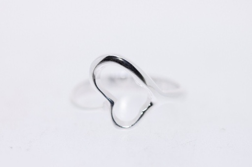 Ring silver 925 heart