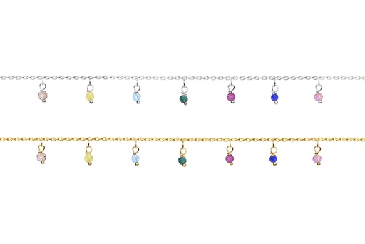 Pulsera plata 925 piedras