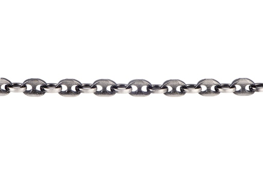 [16043B2000GM] Sterling silver anchor chain bracelet