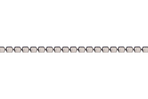 [16044B2000GM] Pulsera plata 925 cubos 2mm