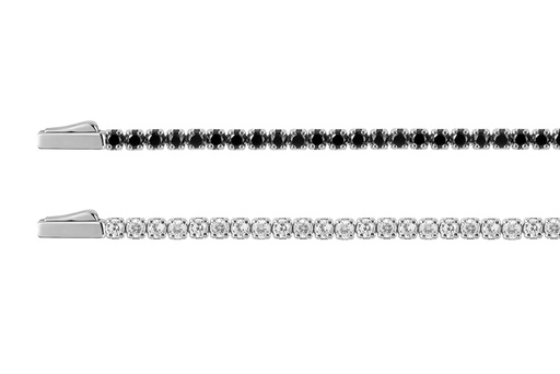 Pulsera plata 925 tenis 1.5mm