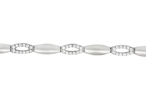 [16747B1800ZBLMARD] Pulsera plata 925 zirconitas