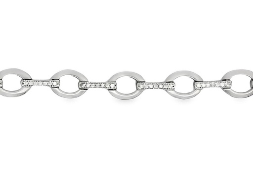 [16749B1800ZBLRD] Pulsera plata 925 zirconitas