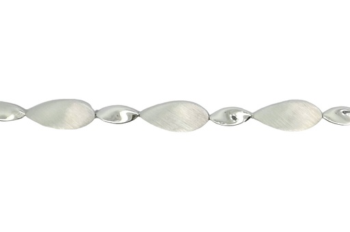 [16750B1800BRRD] Pulsera plata 925 motivos intercalados