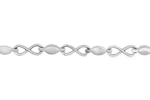 [16755B1800MARD] Pulsera plata 925 simbolo infinito