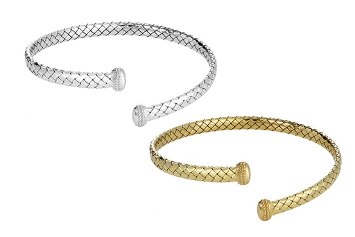 Brazalete plata 925 trenzado 5mm