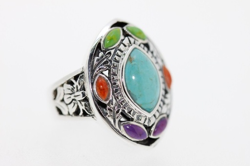 Ring silver 925 turquoise
