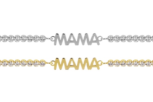 Pulsera plata 925 mama