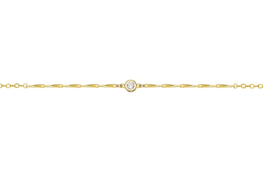 [16889B16E3ZBLDO] Pulsera plata 925 con zirconita