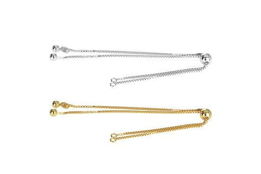 Sterling silver bracelet finding