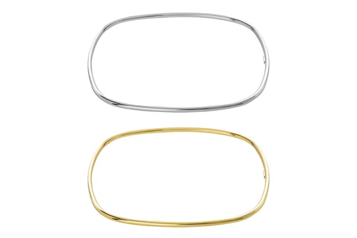 Brazalete plata 925 cuadrada 2mm