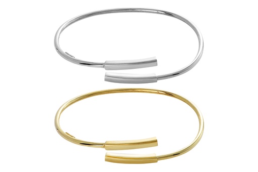 Brazalete plata 925 barra 20x3mm