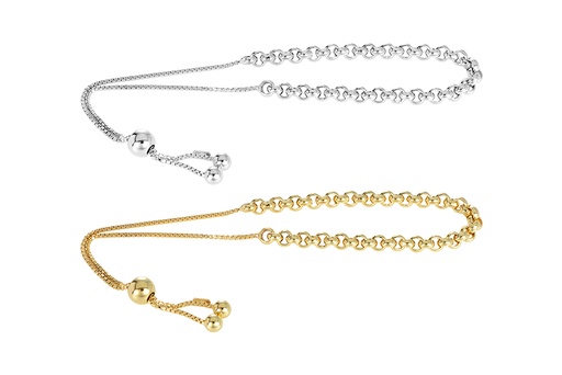 Sterling silver rolo chain bracelet