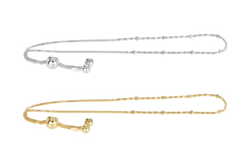 Sterling silver venetian chain bracelet