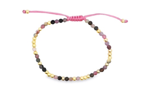 Sterling silver semiprecious stones bracelet