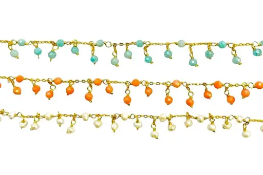 Sterling silver semiprecious stones bracelet