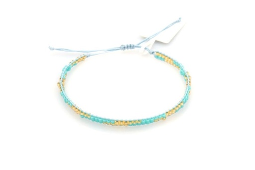 Pulsera mijuki cierre ajustable macramé