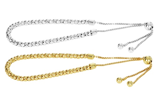 Sterling silver korean chain bracelet