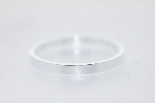 Anillo alianza plata lisa 2mm 