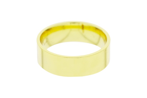 Anillo alianza plata lisa 6mm 