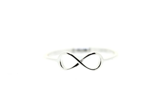 Silver 925 ring infinity