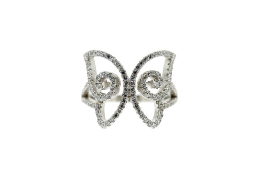 Silver 925 microsetting ring with zirconita