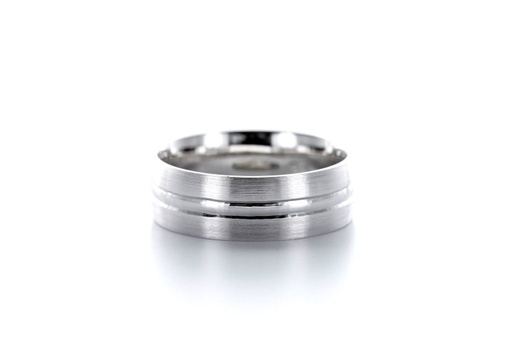 Alianza plata 925 mate interior confort 7mm 